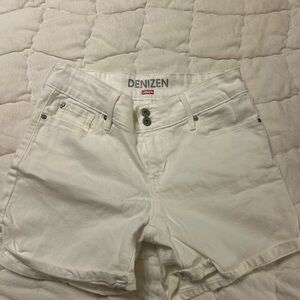 Denizen from Levi's Women's White Jean Shorts
